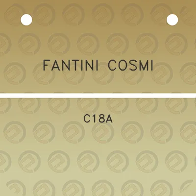 fantini-cosmi-c18a