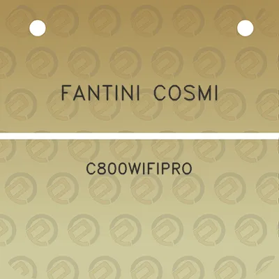 fantini-cosmi-c800wifipro