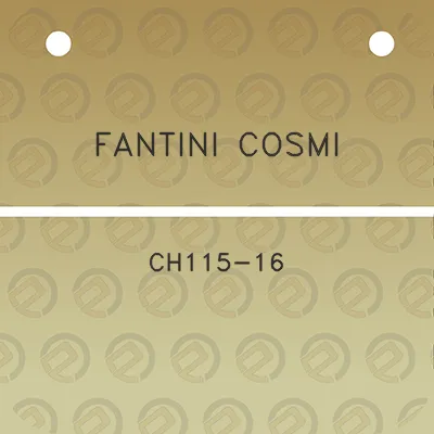 fantini-cosmi-ch115-16