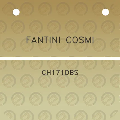 fantini-cosmi-ch171dbs