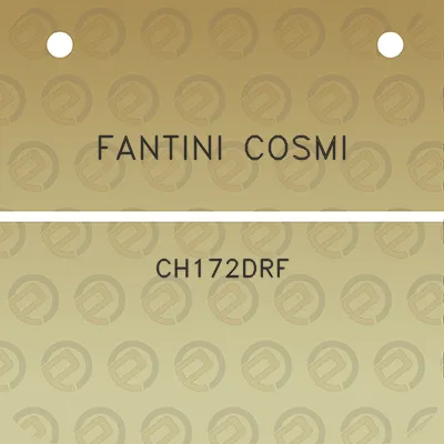 fantini-cosmi-ch172drf