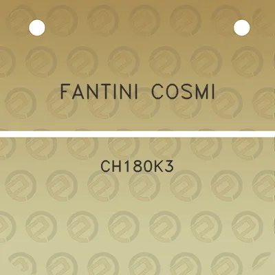 fantini-cosmi-ch180k3