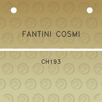 fantini-cosmi-ch193