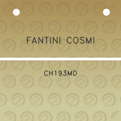 fantini-cosmi-ch193md