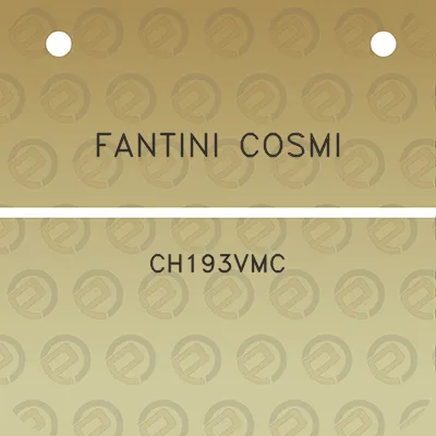 fantini-cosmi-ch193vmc