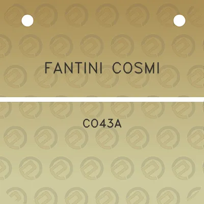 fantini-cosmi-co43a