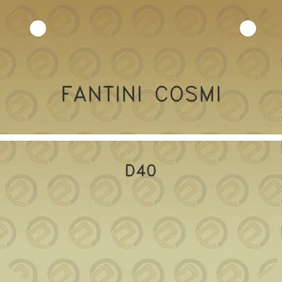 fantini-cosmi-d40