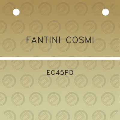 fantini-cosmi-ec45pd