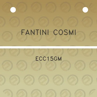 fantini-cosmi-ecc15gm