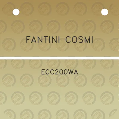 fantini-cosmi-ecc200wa