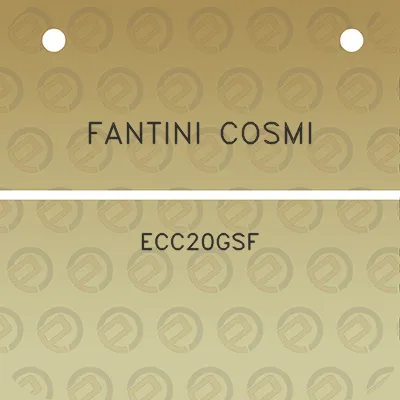 fantini-cosmi-ecc20gsf