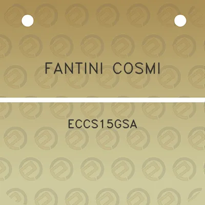 fantini-cosmi-eccs15gsa