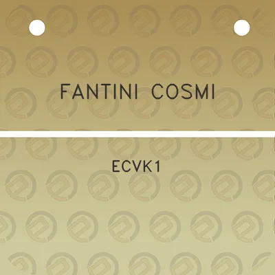 fantini-cosmi-ecvk1