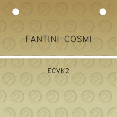 fantini-cosmi-ecvk2