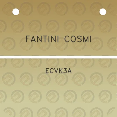 fantini-cosmi-ecvk3a