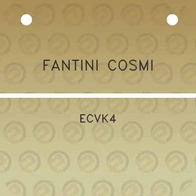 fantini-cosmi-ecvk4