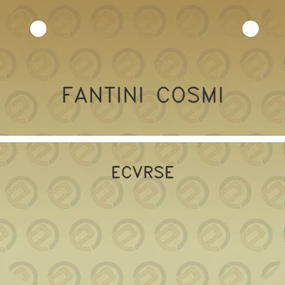 fantini-cosmi-ecvrse