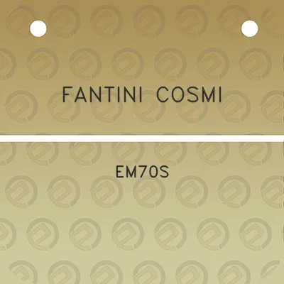 fantini-cosmi-em70s