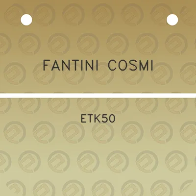 fantini-cosmi-etk50