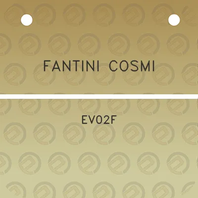 fantini-cosmi-ev02f