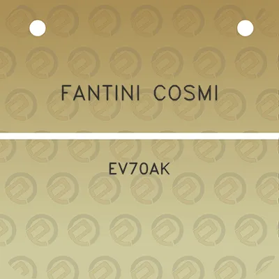 fantini-cosmi-ev70ak