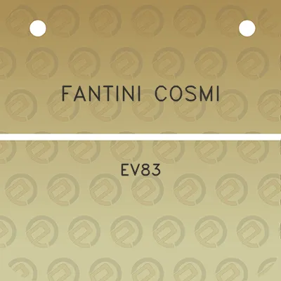 fantini-cosmi-ev83