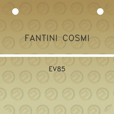 fantini-cosmi-ev85