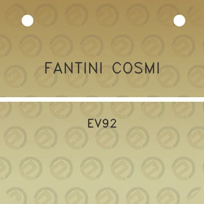 fantini-cosmi-ev92