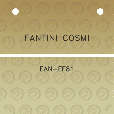 fantini-cosmi-fan-ff81