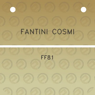 fantini-cosmi-ff81