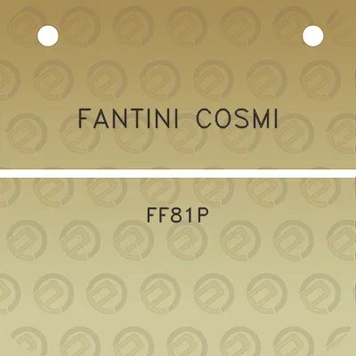 fantini-cosmi-ff81p