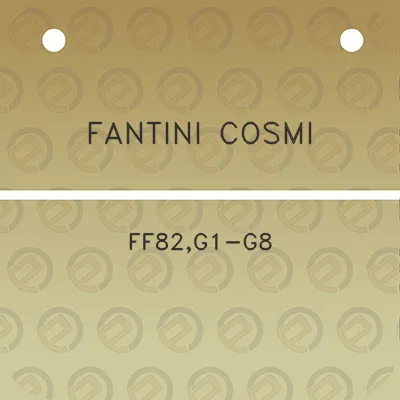 fantini-cosmi-ff82g1-g8