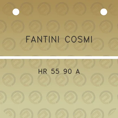 fantini-cosmi-hr-55-90-a