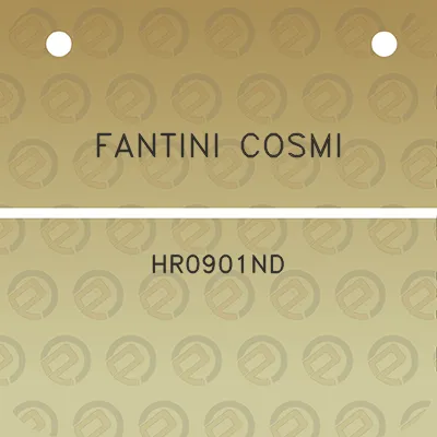 fantini-cosmi-hr0901nd