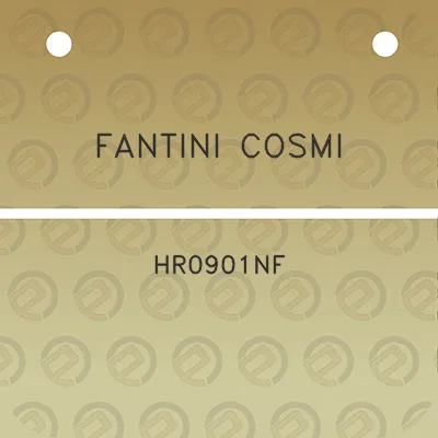 fantini-cosmi-hr0901nf