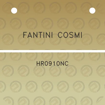 fantini-cosmi-hr0910nc