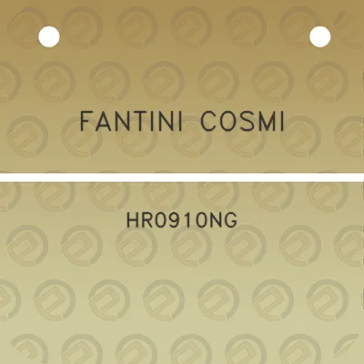 fantini-cosmi-hr0910ng