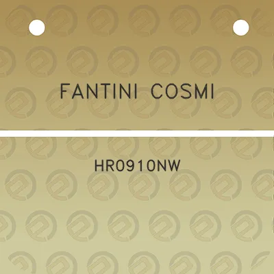 fantini-cosmi-hr0910nw