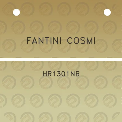 fantini-cosmi-hr1301nb