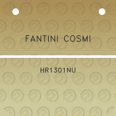 fantini-cosmi-hr1301nu