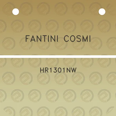 fantini-cosmi-hr1301nw