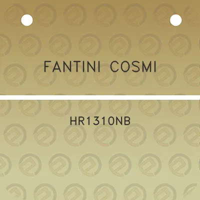 fantini-cosmi-hr1310nb