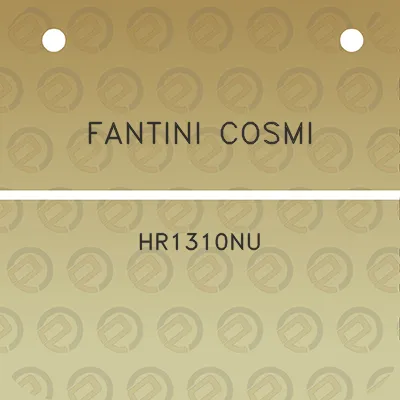 fantini-cosmi-hr1310nu