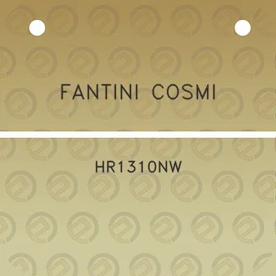 fantini-cosmi-hr1310nw