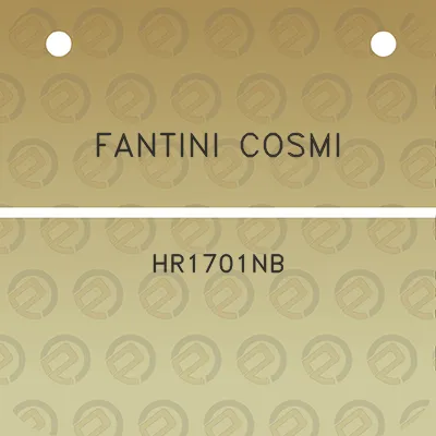 fantini-cosmi-hr1701nb