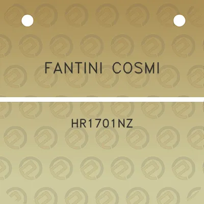 fantini-cosmi-hr1701nz