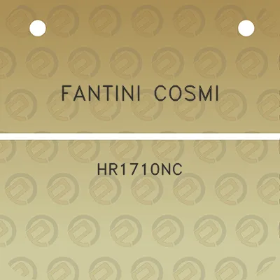 fantini-cosmi-hr1710nc