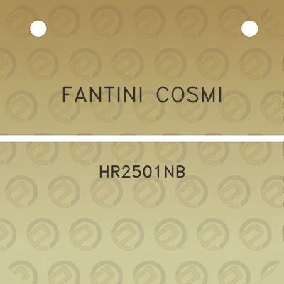 fantini-cosmi-hr2501nb