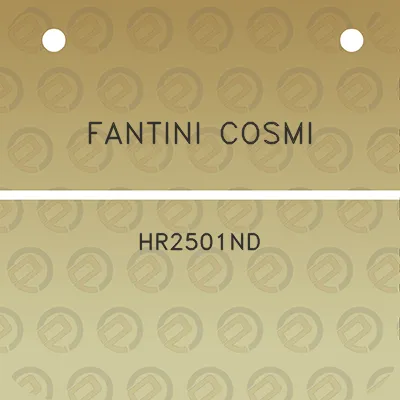 fantini-cosmi-hr2501nd