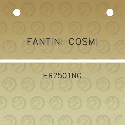 fantini-cosmi-hr2501ng